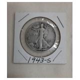 1943-S Walking Liberty Half Dollar