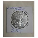 2021 American Eagle 1oz .999 Fine Silver One