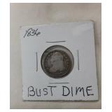 1836 Bust Dime