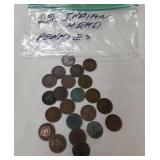 22 Indian Head Pennies