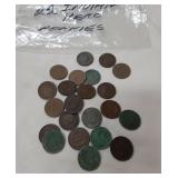 22 Indian Head Pennies