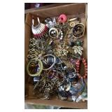 Flat of assorted jewelry