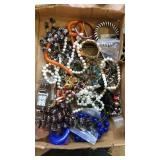 Flat of assorted jewelry