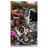 Flat of assorted jewelry