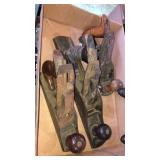 3 hand planes. 1 marked made in USA, 1 marked No.