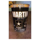 Mark Martin racing trash can