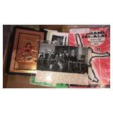 Flat of past. Old pics, sport program etc