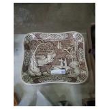 Oriental decorative platter. Not sure if made of