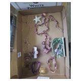 Flat of jewelry