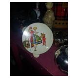 Vintage metal tambourine