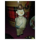 Pottery man decanter