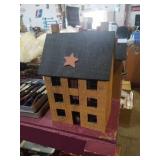 Pair of wooden houses