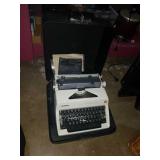 Olympia typewriter with case