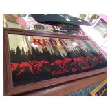 Nice Red Wolf advertising mirror.  Approx. size