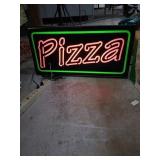 Cool, WORKING pizza liight up sign 
Approx. size