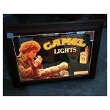 AWESOME, WORKING Camel Lights advertising mirror