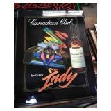 Canadian Club Salutes Indy advertising picture.