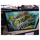 Large Miller Genuine Draft Light picture.