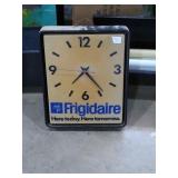 Frigidaire advertising electric clock.
The face