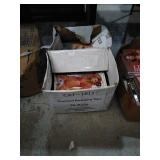 Large box of Playboy magazines.