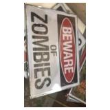 11 1/2 x 17 1/2 metal sign