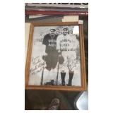Signed picture babe Ruth 12x15