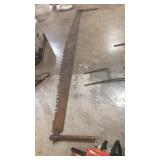 Two handed saw over 6ft