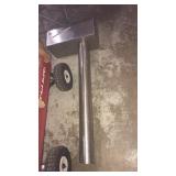 Stainless steel mail box on post