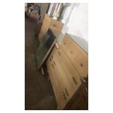 2 dressers, 44x36 and long dresser with mirror