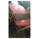 Retro table with three chairs 1 leaf