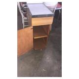 Cabinet with sliding shelves