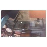 Glass table, does have a chip or two