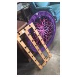 Wine glass ceiling holder, bu show chair