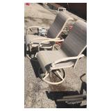 2 swivel outside chairs
