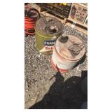 2 5 gal galvanized cans