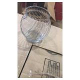 2 cases of small like fish bowls
