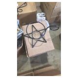 24 star candle holders