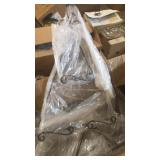 Case of lrg fancy basket trees, and case of plate