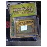 Small group of vintage.  Jack Straws, and Royal