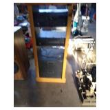 Stereo cabinet with contents of a Technics