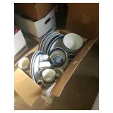 Set of dishes. Appears to be service for at least