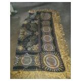 Beautiful tapestry and wood picture frame