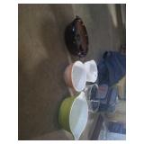 Group of vintage glass dishes