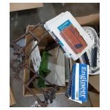 Box of great Items. 2 metal Book or Picture
