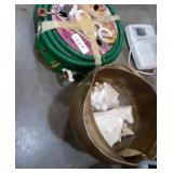2 Reels of Garden Hose plus Metal ash pot and