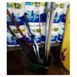 Curtain Rods. Umbrellas, Dunlop Putter, Green