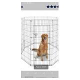 Brand new sealed 48 in tall dog play pen. (Dog
