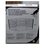 Brand new sealed box indoor outdoor dog playpen.