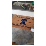 DOOR MAT BY TRAFFIC MASTER. 18" X 30". COIR MAT.