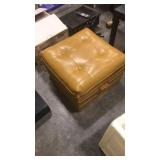Pleather foot stool